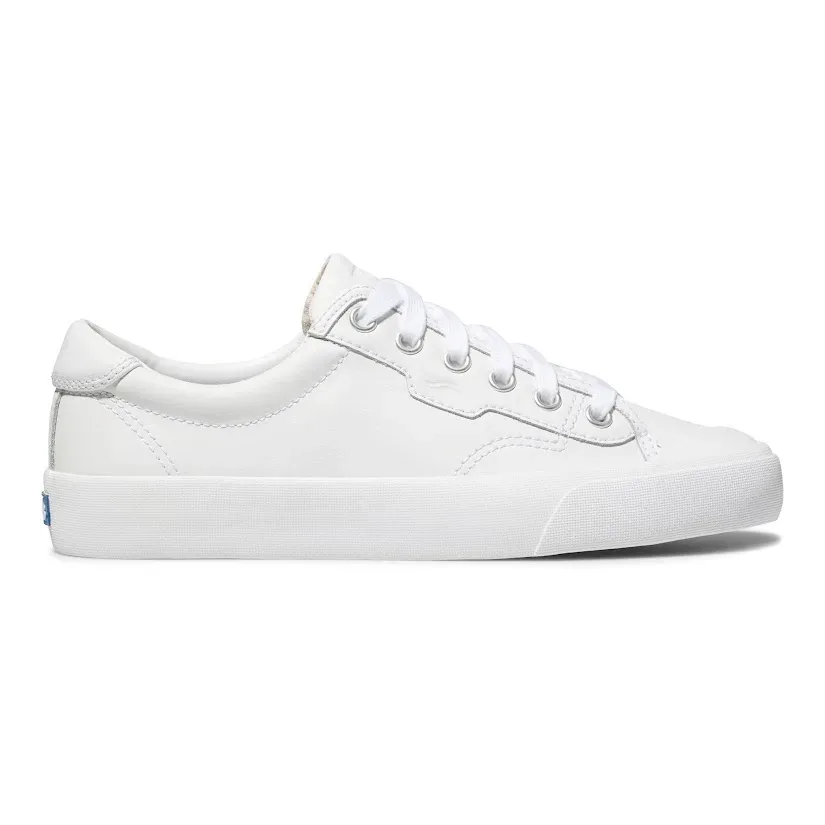 Tenis Keds para dama color blanco CREW KICK 75 LEATHER WHT