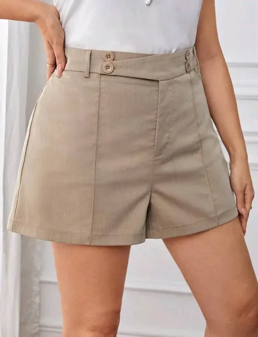 Short para dama color beige