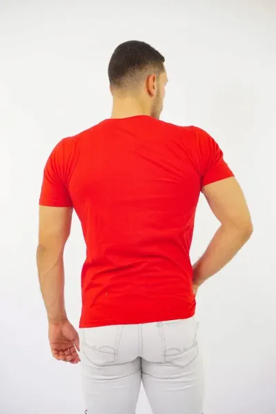 Camiseta Hummer para caballero color rojo