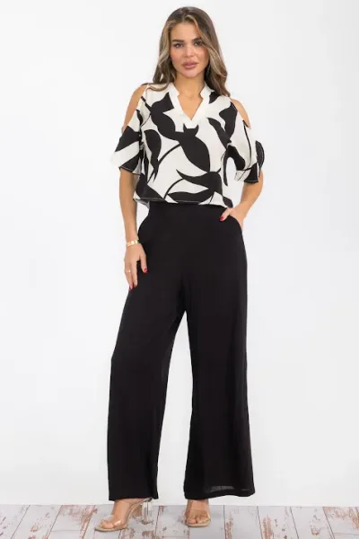 Pantalón La Reyna para dama #1512 COLOR NEGRO