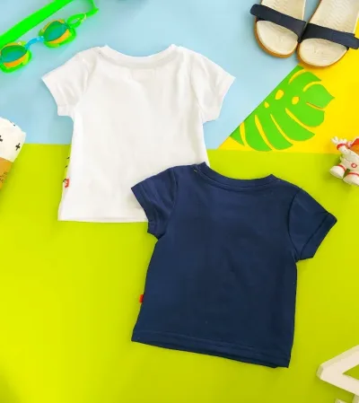 Set de dos camisetas para niño