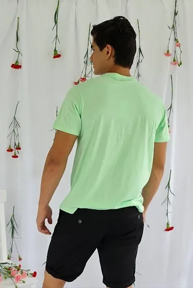 Camiseta Polo para caballero color verde limón