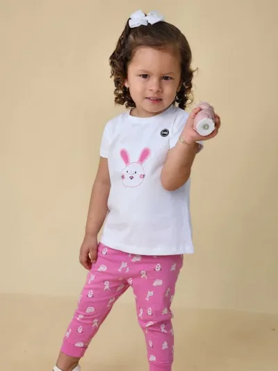 Conjunto Everfit para niña 16376S COLOR BLANCO