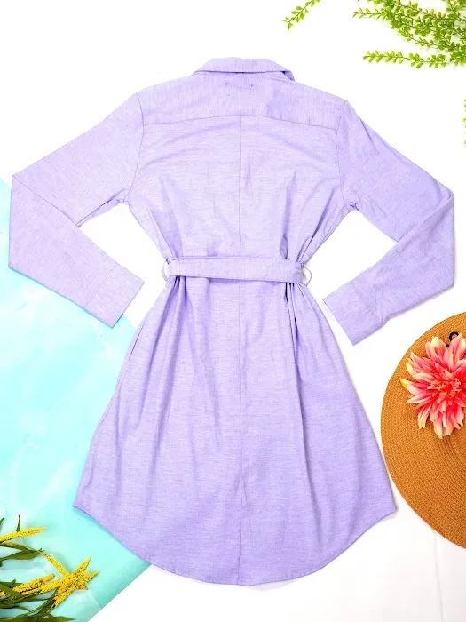 Vestido Cambridge Polo Club para dama color morado