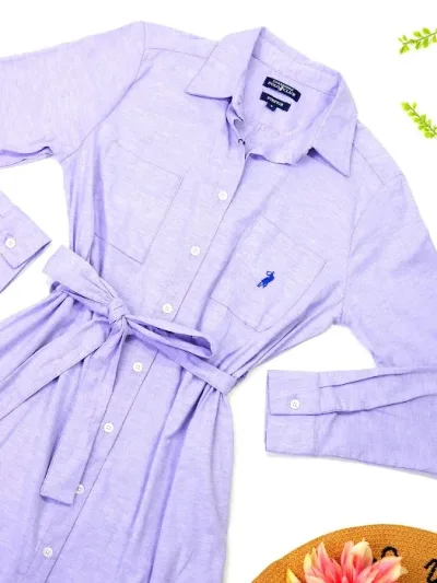 Vestido Cambridge Polo Club para dama color morado