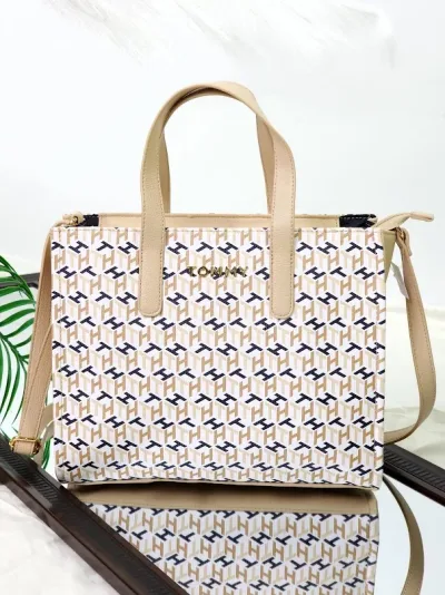 Bolso Tommy Hilfiger para dama color beige