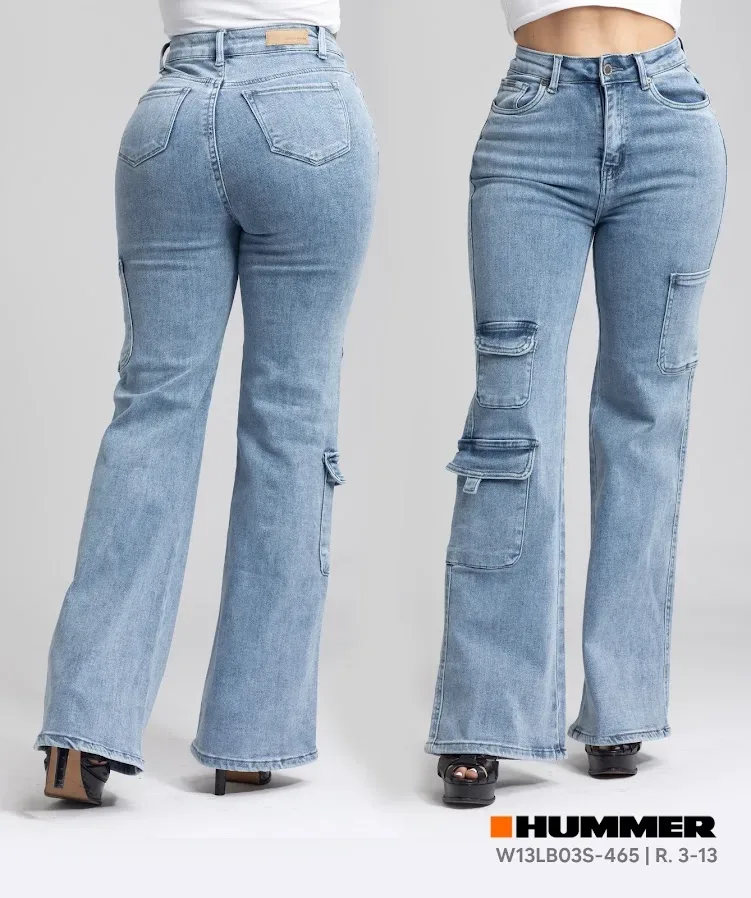 Pantalón cargo para dama Hummer W13LB03S-465