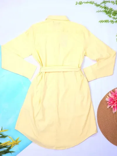 Vestido Cambridge Polo Club para dama color amarillo