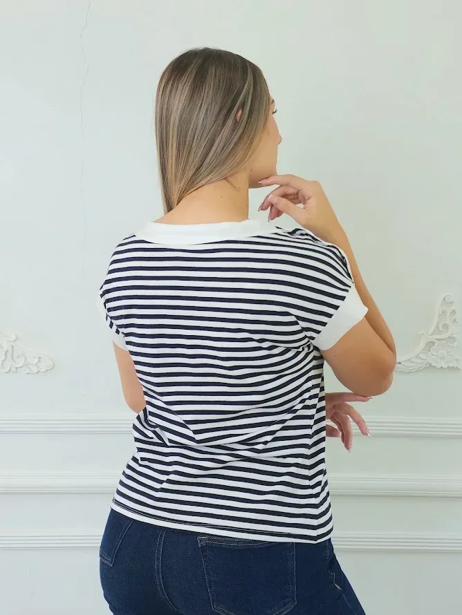 Blusa de rayas para Dama