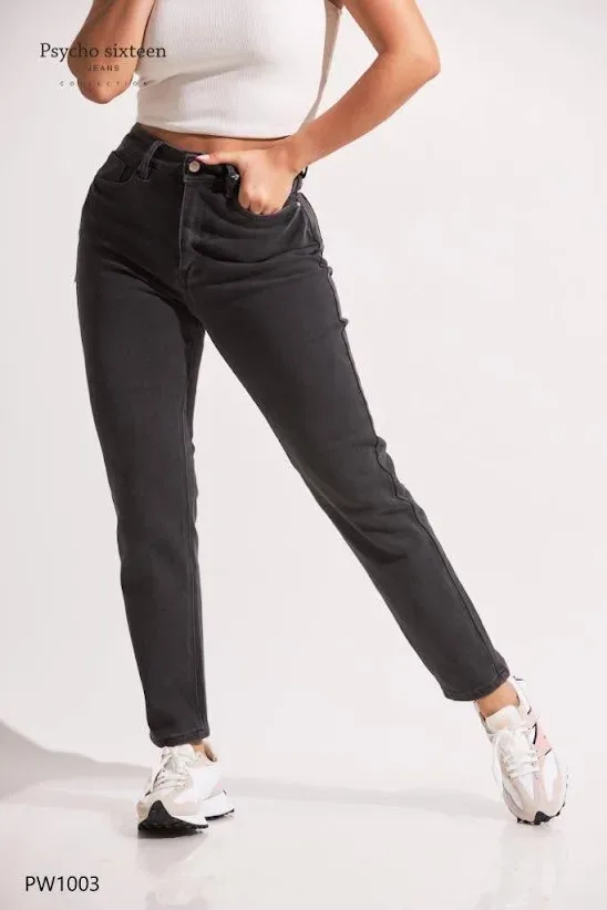 Jeans PSYCHO SIXTEEN para dama mom fit PW1003
