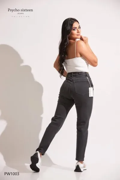 Jeans PSYCHO SIXTEEN para dama mom fit PW1003