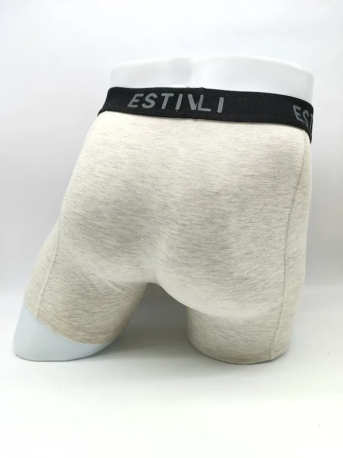 Boxer Estivaneli para caballero JJCM-64227 #COLOR GRIS CLARO