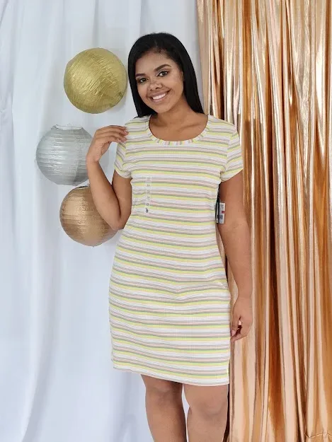 Vestido U.S Polo para dama rayas multicolor