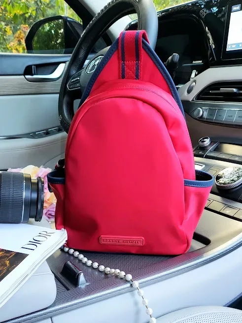 Bolso Tommy Hilfiger para dama color rojo