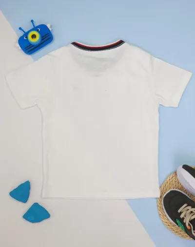 Camiseta Tommy Hilfilger para muchacho color blanco