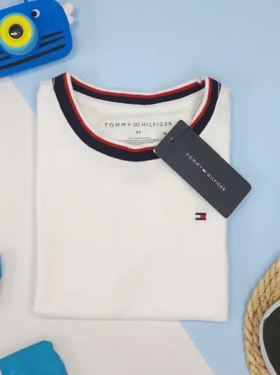Camiseta Tommy Hilfilger para muchacho color blanco