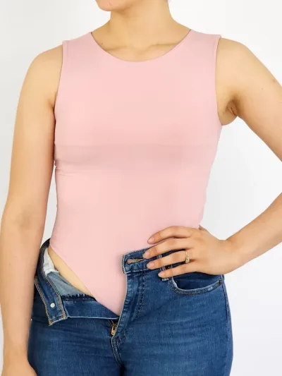 Body para dama color rosado