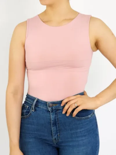 Body para dama color rosado
