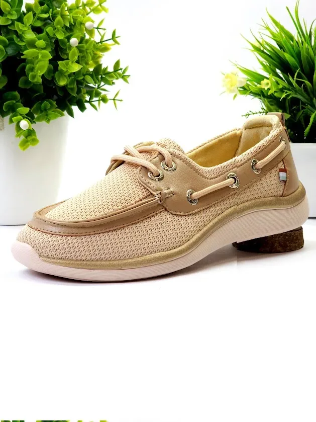zapatos Natural BENEDICT CREAM TEX para Dama