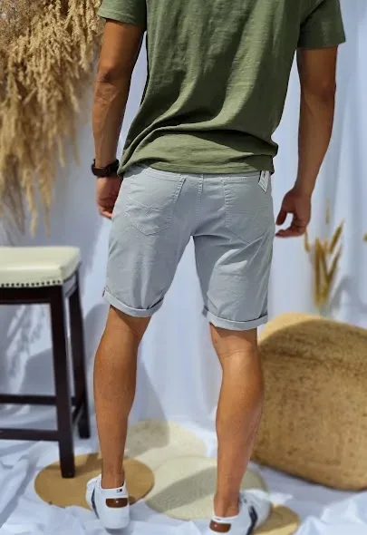 Short Indigo para caballero color gris