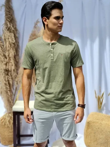 Short Indigo para caballero color gris