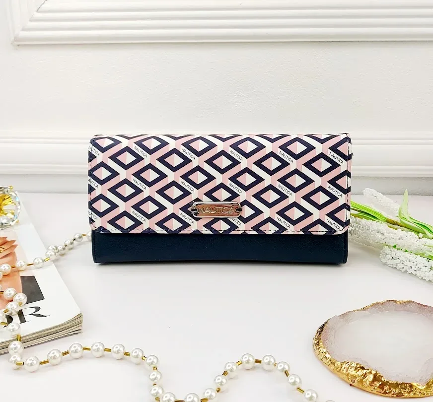 Cartera Naútica para dama color azul