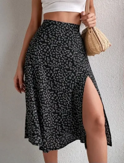 Falda para dama color negro