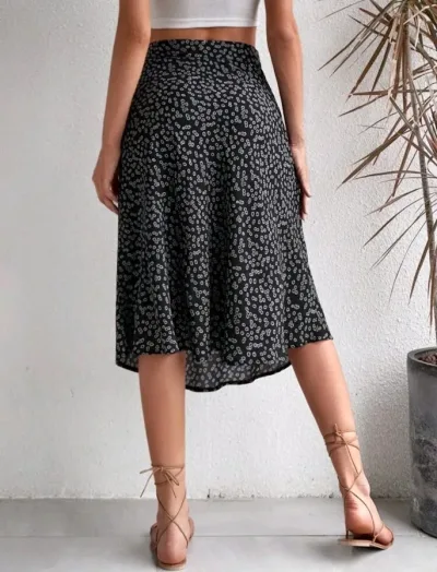 Falda para dama color negro
