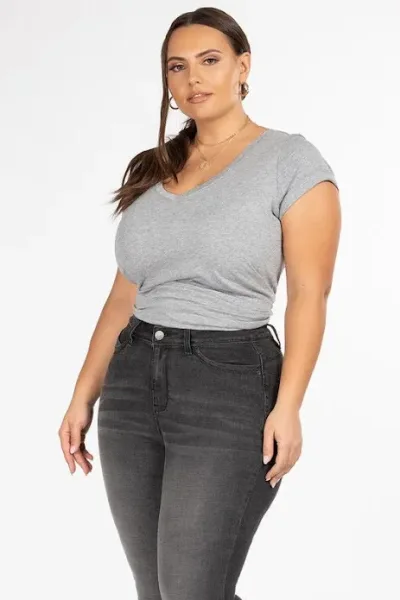 Jeans plus size para dama #EP900101 color negro