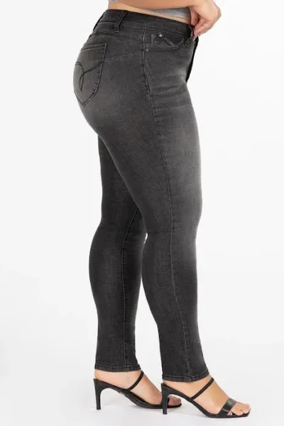 Jeans plus size para dama #EP900101 color negro