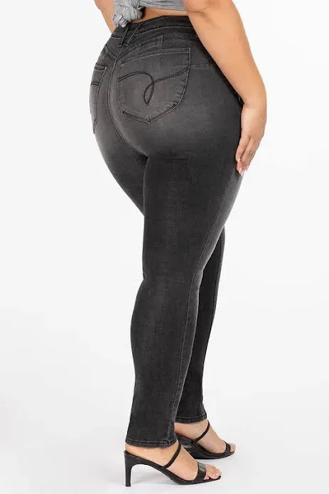 Jeans plus size para dama #EP900101 color negro