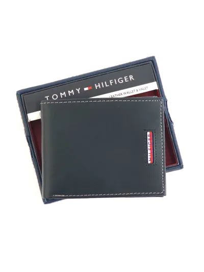 Billetera Tommy Hilfiger para caballero color negro
