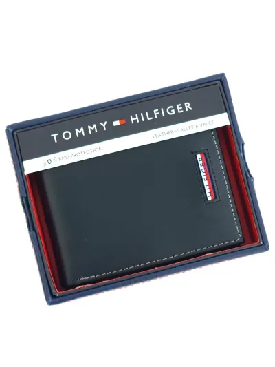 Billetera Tommy Hilfiger para caballero color negro