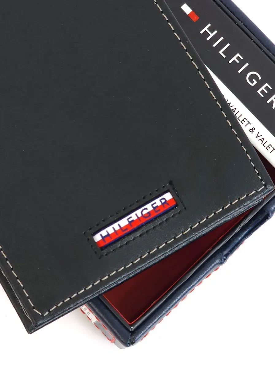 Billetera Tommy Hilfiger para caballero color negro