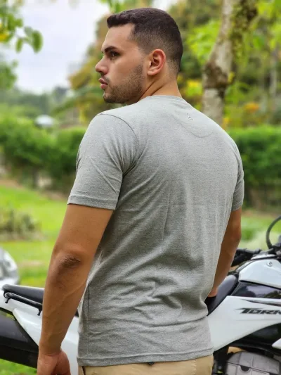 Camiseta Hummer para caballero color gris