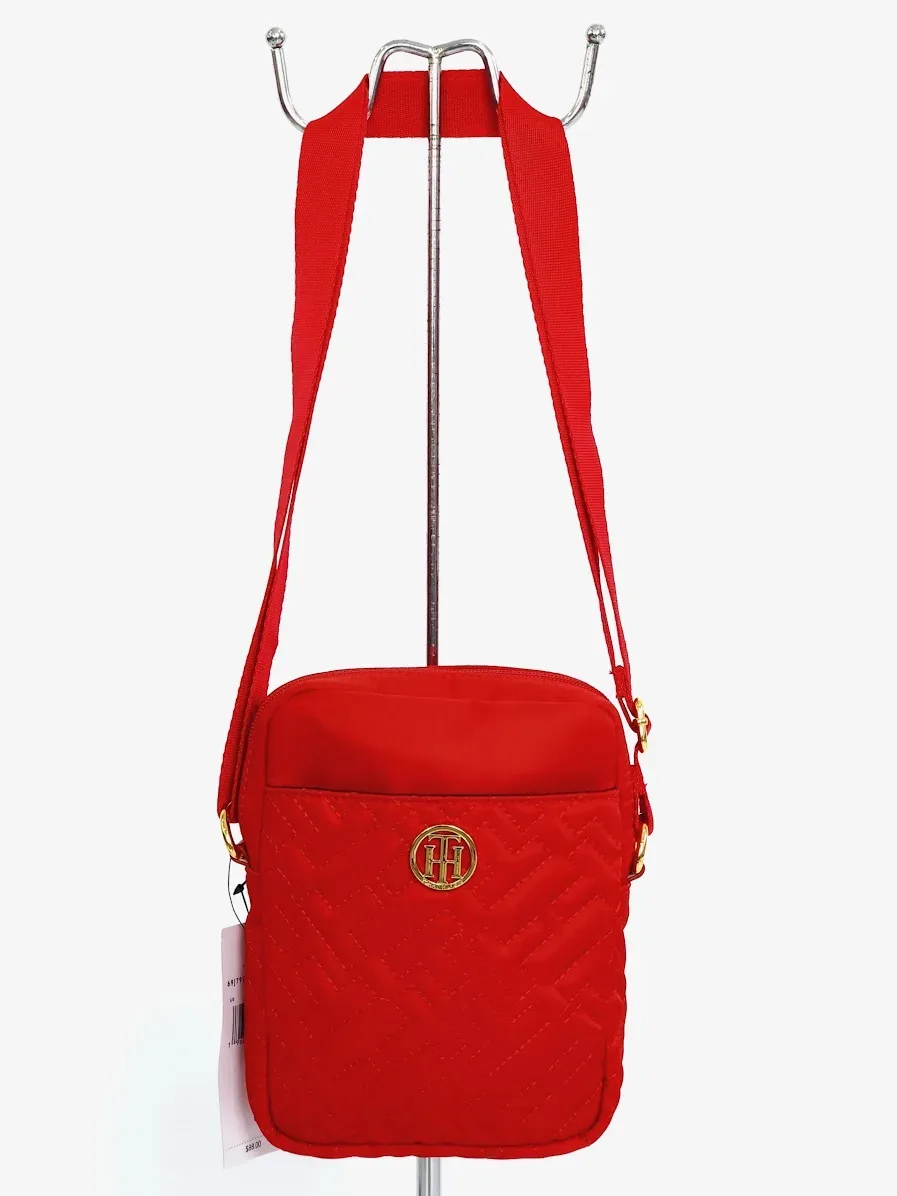 Bolso de hombro Tommy Hilfiger para dama color rojo