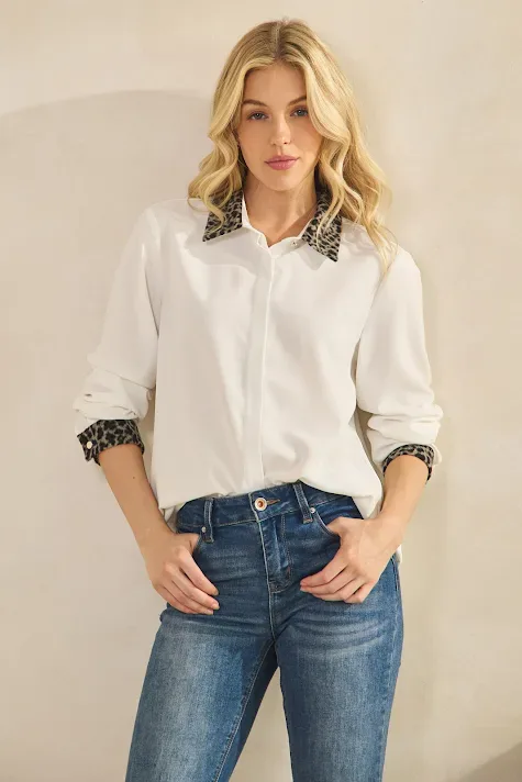 Camisa Have para dama #H8560 COLOR BLANCO