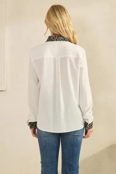 Camisa Have para dama #H8560 COLOR BLANCO