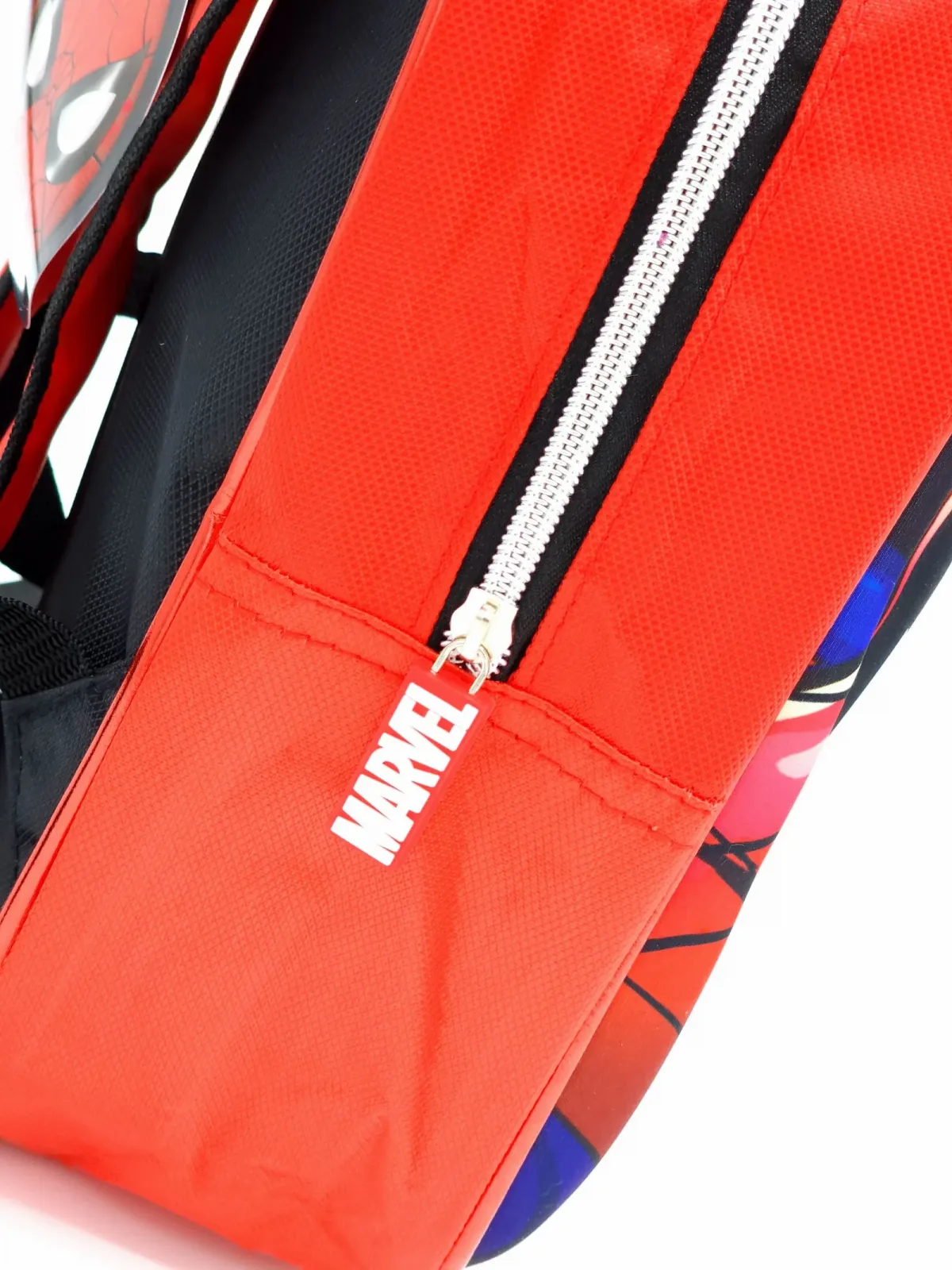 Salveque Spiderman para niños color rojo