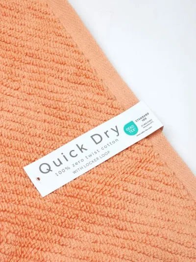 Paño Quick Dry color naranja