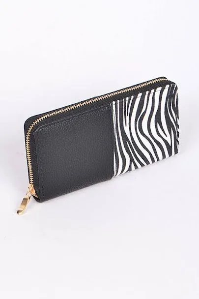 Cartera para dama diseño de cebra
