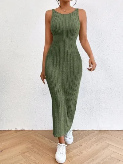 Vestido para dama color verde