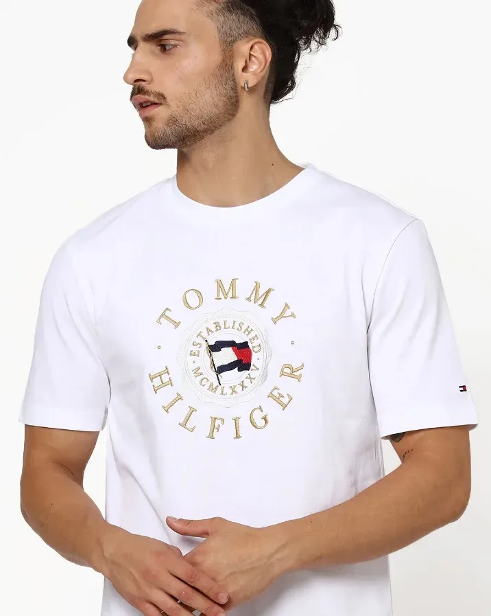 Camiseta Tommy Hilfiger para caballero color blanco