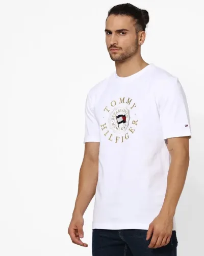 Camiseta Tommy Hilfiger para caballero color blanco