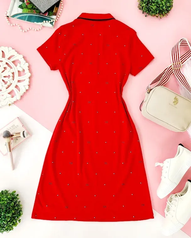 VestidoTommy Hilfiger para dama color rojo