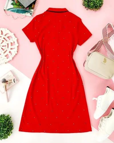 VestidoTommy Hilfiger para dama color rojo