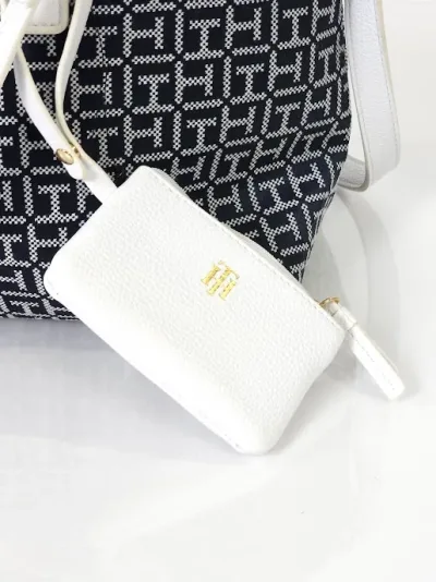 Bolso Tommy Hilfiger para dama color negro y blanco