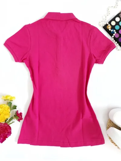 Camiseta Polo Cambrige Club para dama color fuscia
