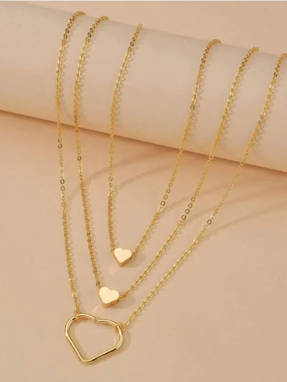 Conjunto de acero inoxidable para dama color dorado