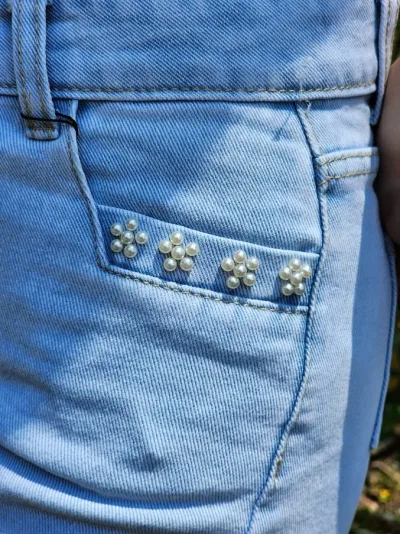 Short SALVAJE para dama color celeste